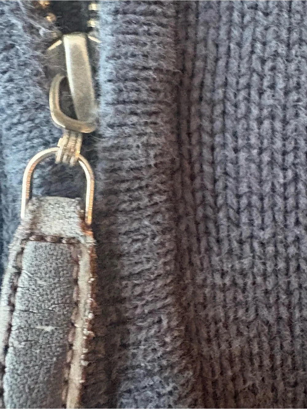 L.L. Bean Men's Dark Navy Half-Zip Sweater XXL Heavy Cotton Mock Neck